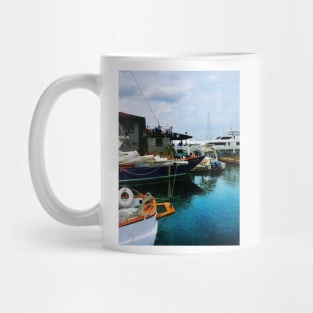 Newport RI - Docked Boats Mug
